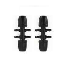 Tubo di irrigazione morbido da 4/7, diametro interno 4 mm, diametro esterno 7 mm, kit di irrigazione a goccia, tubatura di distribuzione, tubo da giardino, adatto per sistema di irrigazione a goccia da giardino, connettori a 6 vie e 4 vie, tubo da giardino per irrigazione automatica, accessori per irrigazione da giardino, applicabile per prato, giardino, ortaggi, agricoltura, irrigazione di aiuole di fiori - Multicolore - Visualizzare 13