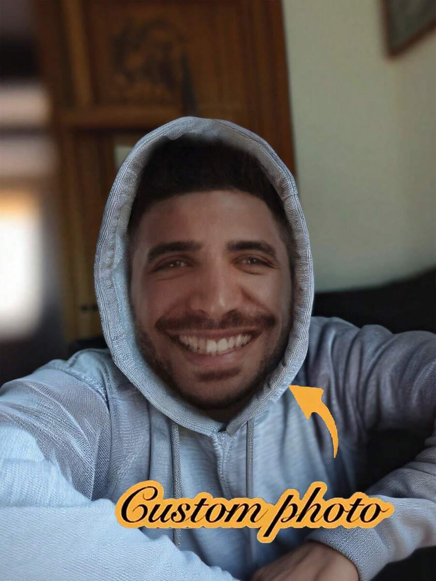 Customized 3D Funny Face Mask | Personalized Cosplay Mask | Creative Gift For Friends | Party Mask - Multicolor - View 1