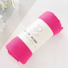 1pc Solid Color Women Scarf,Daily Wear Hijab,High Quality Wrinkle Soft Breathable Comfortable Headscarf Shawl For Women - Multicolor - View 14