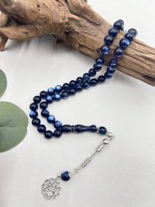 45 Stücke/10 cm Muslimische Gebetsperlen Tasbih Rosenkranz Armband, Harz Einzelstrang