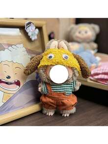 [Clothing Only] 17cm LABOBO Clothing Accessory Plush Doll Outfit, LABOBO Internet Celebrity Spring Casual Jumpsuit & Top Outfit For Labubu - Multicolor - View 2