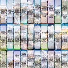 30pcs Bible Scripture Bookmarks - Christian Religious Scripture Citation Paper Bookmarks - Colorful Mixed Gift Set, Suitable For Readers, Churches, And Bibles,Back To School Home Decor Christmas Decorations Room Decor Christmas - Book Folder Of the Book Of Poetry - View 4