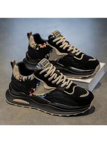 Men's Casual Sports Shoes, Fashion Breathable Lightweight Outdoor Training Fitness Versatile Sneakers, Match Well With Jeans Or Sports Pants