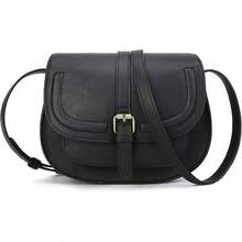 Crossbody Bags Women, Small And Boho Body Handbags, Vegan Leather, - Nửa đêm đen - Xem 1