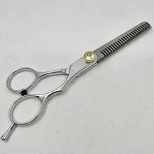 2pcs Pro Thinning Hair Cutting Scissors - Sharp, , And Hypoallergenic Hair Shears For Normal Hair, Ambidextrous Use, Curl Enhancing, And Salon Or Home Styling - 6 Inch, Ideal For Barbering And Hairdressing - Multicolor - View 7