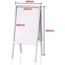 A2 Display Board Stand – Freestanding Poster Sign Holder For Pavement Advertising, Business Promotions, Event Signage, Indoor And Outdoor Display Frame - 1 - View 2