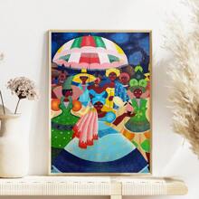 1 Pezzo Arte brasiliana, Dipinto del Brasile, Dipinto di paesaggio, Arte murale stampabile, Download istantaneo, Tela del Sud America, Decorazione per la casa, cartellone per la stanza, Arte murale su tela, Cornice opzionale, Oggetti per la decorazione della stanza, Decorazione per il soggiorno.