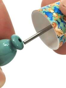 1 pieza Mini lámpara de mueble, modelo en miniatura de simulación, kit de accesorios DIY para paisaje en miniatura, decoración artística, manualidades creativas, decoración, regalo - Multicolor - Ver 8