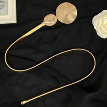 Thin Belts For Dresses Elastic Stretch Women Waistband Metal Belts 2024