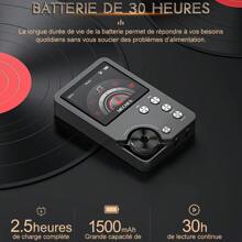 جهاز تشغيل موسيقى MECHEN M30MP3 ، مُشغل صوت رقمي عالي الدقة فائق الجودة ، HIFI ، DSD غير مفقود ، مع بطاقة ذاكرة 64 جيجا بايت