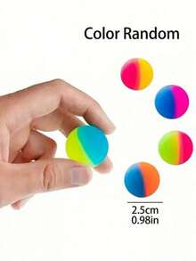 1/5/8/10/15/20/40Pcs Rainbow-Coloured Matte Stress Relief Squeeze Balls For Party,Colorful Rainbow Bouncy Balls,Room Decor, Summer Favours, Perfect Festivals Gift,Perfect Party Favors & Birthday Gifts(Random Colour),Bouncy Balls,Bouncy Ball Toy,Stitch Party Decorations,Mini Balls,Party Favors,Toys,Bouncy Balls,Valentine Day,Christmas - Multicolor - View 5