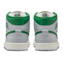Men's Jordan 1 Mid Summit White/Pine Green (DQ8426 142) - White - View 5