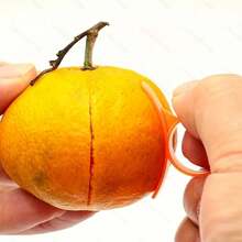 3 Sets Of Orange Peelers With Lemon Peeler Rings - Orange - View 3
