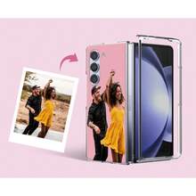 Fully Customizable FLIP Case – Upload Any Photo, Art, Or Text In Minutes,Custom Photo Case Compatible With Galaxy Z Flip 6 3 4 5 5g Own Design Image Phone Case Pixel 9 Pro Fold Galaxy Z Fold 3 4 5 5G Cute Case - Multicolor - View 4