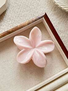 3pcs/1pc Summer Hawaiian Floral Hair Clips, Solid Color Hibiscus Flower Hair Clips, Suitable For Fine Hair, Cute Hair Clips, Suitable For Thick Hair, Tropical Beach Style Hair Accessories, Holiday Gift, Girls Hair Claw Clips, Hair Clips, Hair Pins, Hair Clips, Hair Ties, Hair Clips, Autumn/Winter Vacation Outfit, Women - Multicolor - View 9