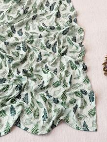 1条双层纯棉纱布婴儿襁褓毯，婴儿拍嗝巾，纱布襁褓包巾，110*120厘米男女通用婴儿毯，适合男孩和女孩 - 彩色 - 查看 9