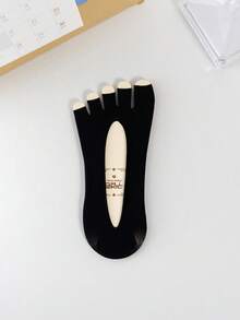 1 Pair Fashionable Daily Casual - Comfortable, Elegant, Charming, Minimalist, Breathable Moisture-Wicking Soft Fabric Open Toe Ankle Socks, Suitable For Spring/Summer/Autumn, For Valentine's Day & Mother's Day Gifts - Multicolor - View 18