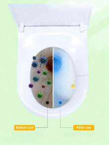 1件装马桶清洁剂除臭去除异味马桶清洁香氛固体香氛马桶清洁球悬挂式清洁防水马桶盖不怕冷