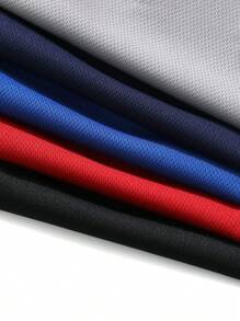 5pcs Boys Sports Shorts, Casual Breathable Running Shorts, Mesh Basketball Shorts, Football Shorts, Suitable For 4-12 Years Old, Summer