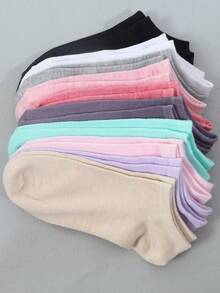 6 双男士纯色黑/白/灰色踝袜，透气低帮隐形休闲袜，男女通用，适合春夏季