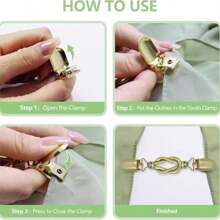 1/3 Pieces Vintage Jumper Clips, Cardigan Clips, Cardigan Clips, Cinch Clip For Dresses & Trousers, Decorative Dress Clips For Women, Retro Swirl Clips Scarf Buckle For Women