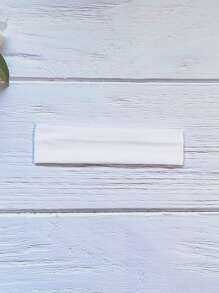1 Peça de Faixa de Cabeça Elástica Colorida com Cores Ricas - Absorvente de Suor, Faixa de Cabeça Esportiva Elástica, Adequada para Yoga e Fitness, Várias Cores Sólidas, Tricô de Poliéster, Confortável o Ano Todo
