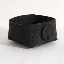 Filz Aufbewahrungskorb, Schreibtisch Kosmetik- & Miscellaneous-Organizer Box, multifunktionale Großraum-Aufbewahrungslösung für Schlafzimmer, Wohnheim, Zuhause, zufälliger Stil Lieferung