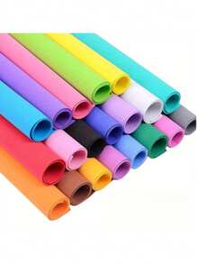 10/20pcs Colorful Foam Paper, EVA Foam Board, For Handicraft, DIY, Gift Wrapping, Christmas, Halloween, New Year, Valentine'S Day, Winter