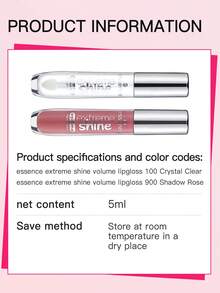 Essence Extreme Shine Volume Lipgloss 100 Crystal Clear