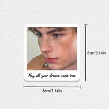 1pc Personalized Simple And Fashionable Refrigerator Magnet, Upload Photo, Customize Text As Gift For Friends, Family, Lover, Commemorative Gift, Holiday Gift, Surprise Gift, Valentine's Day Gift, Mother's Day Gift, Father's Day Gift