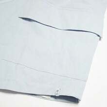 Adidas Clover Collar Loose Casual Jacket Unisex Blazer HU1242 - Light Blue - View 3