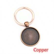 5 pièces/paquet Cadre de pendentif de 25 mm avec cordon de cire, base de cabochon rond vide pour DIY, accessoires de bijoux de collier