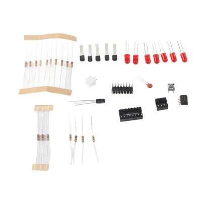 Kit di dadi elettronici fai da te da 4,5 ~ 5 V Kit di dadi LED fai da te per un divertente set di produzione elettronica