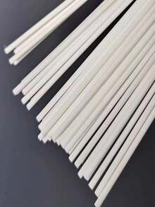 16支长效除臭扩香棒，礼盒包装，全新优质聚氨酯材料，未点燃的芳香纤维藤条和芦苇棒，清新气味的室内空气清新剂，情人节用品，婚礼用品，颜色随机（黑色，白色）