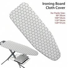 1pc Universal Ironing Board Cover With Elastic Edge Stain Resistant Scorching Iron Thick Cotton Padding Iron Heat Shield Ironing Cover For Ironing Table - Multicolor - View 2