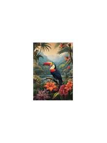 1/3 tấm áp phích nghệ thuật treo tường theo chủ đề nhiệt đới, nghệ thuật treo tường phong cách hiện đại, minh họa về nghệ thuật treo tường động thực vật nhiệt đới, quà tặng tranh treo tường bằng vải canvas sống động và rực rỡ, lý tưởng cho phòng khách, phòng ngủ, văn phòng, trang trí tường, trang trí nhà và ký túc xá, không có khung/có khung - Nhiều màu - Xem 17