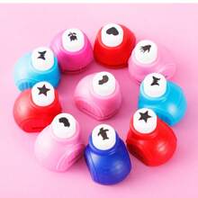 6/12/25 pièces Mini tampons gaufrés, idéal pour les matériaux d'artisanat, recommandé pour les âges 14+, comprend des motifs de couleurs aléatoires (options de set disponibles)