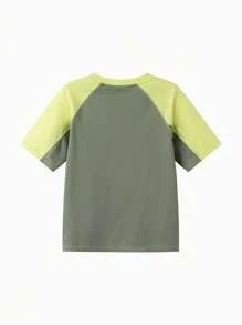 Balabala Children's Short Sleeve T-Shirt 2025 Summer Boys' Top Quick-Dry