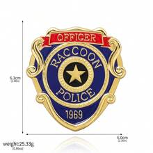 1 件 Biohazard 浣熊市复古青铜金属徽章、里昂市地图警察局侦探胸针徽章、STARS 角色扮演玩具模型礼物粉丝收藏背包配件学校 - 彩色 - 查看 17