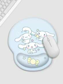 Sanrio 1pc Sanrio Series Computer Mouse Mat, Cute New Cartoon Wrist Rest Mouse Pad, Dirt Resistant And Practical,School Supplies,Back To School