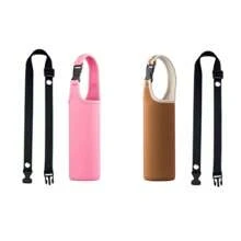 1/2 PCS Water Bottle Carrier With Shoulder Strap 16oz-21oz, Neoprene Sleeve Cup Holder Pouch With Carrying Handle For All Portable Sport Water Bottle, Back To School Supplies