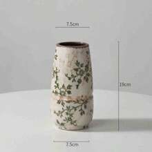 Rustykalny zabytkowy ceramiczny wazon na kwiaty, nowy chiński styl świeży i prosty kwiatowy uchwyt na wodę do salonu, gabinetu, biura