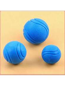 Durable Rubber Bouncy Ball Toy With Stripes Pattern For All Breed Sizes - Solid Elastic Pet Ball For Interactive Play, Chew-Resistant, No Batteries Required,Suitable As Gifts For Festivals Such As Halloween, Christmas, Valentine's Day, Etc. - Red - View 10