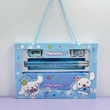Sanrio Sanrio Stationery Gift Set For Boys And Girls, Includes Pencils, Erasers, Sharpeners, Kuromi, My Melody, Hello Kitty, Ideal Birthday, Back To School, Halloween, Christmas, Thanksgiving Gift For Kids (Assorted Patterns And Colors Due To Production Batch Differences)