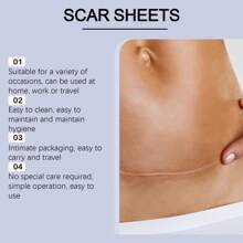 1pc Scar Repair Patch, Silicone Gel Technology, Strong Faded Old Scars, Waterproof For Bathing, Suitable For Children And Adults