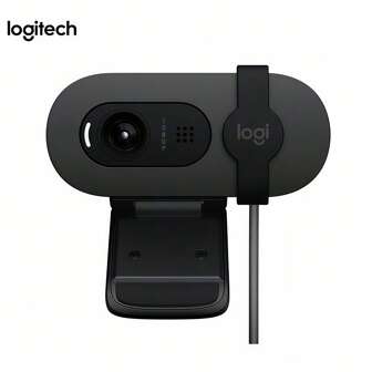 Logitech Brio 95 HD Webcam With Privacy Shield & Noise-Reducing Mic, 1080P Streaming Camera For Online Classes, TikTok Live, Remote Work, Plug & Play, Laptop Desktop PC