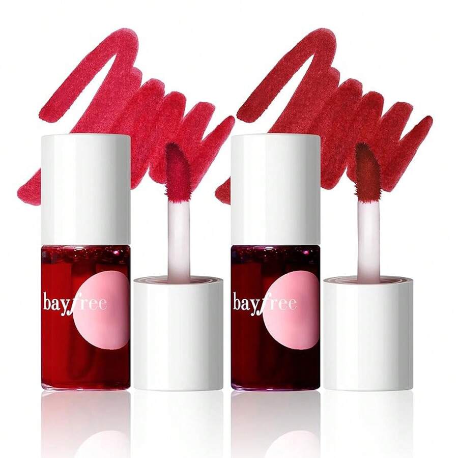 Lip Tint Stain, Long Lasting Korean Lip Stain Set, Non-Sticky Waterproof Lightweight Lip And Cheek Tint, Moisturizing High Pigment Water Tint, Matte Finish Lip Tint - Made Into Jam - View 1