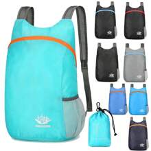 Vanaheimr Bolsa dobrável para acampamento ao ar livre, bolsa de transporte e armazenamento ultraleve, bolsa de viagem, mochila à prova d'água, mochila para esportes ao ar livre