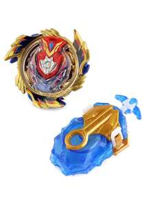 (Set Of) Burst Spinning Top Surprise Gift - Spinning Top + Launcher, Can Be Used For Left & Right Spinning, Surprise Gift - Multicolor - View 10