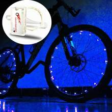 1pc Bicycle Spoke Light, Windmill Shape Night Cycling Lamp, Wheel Decoration Light For Night Riding